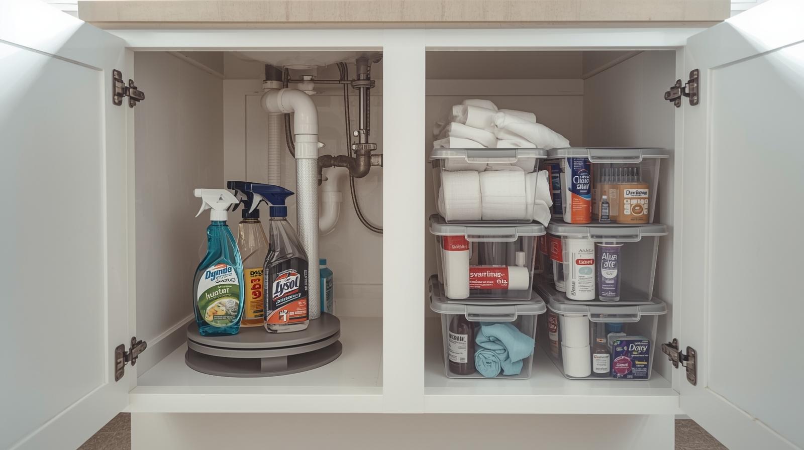 I Organized My Bathroom Under-Sink Cabinet for $18 (Here's Exactly What I Bought)