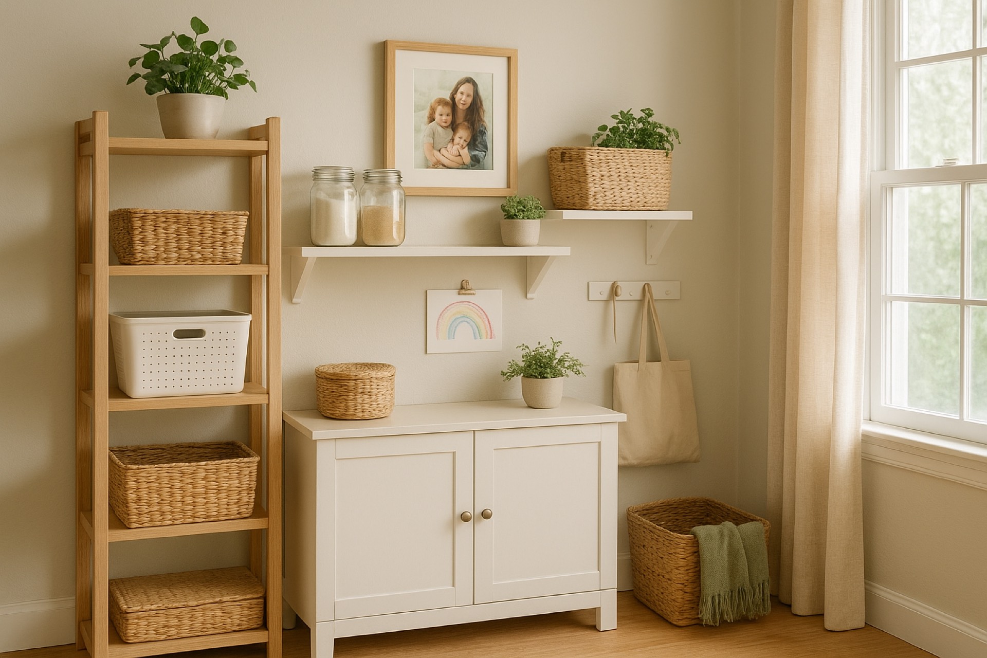 Organized home on a budget