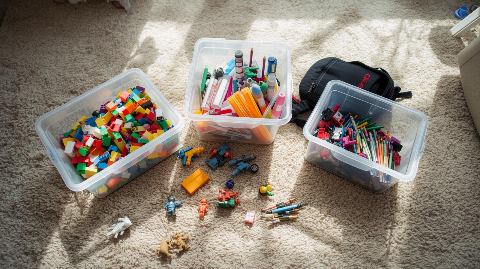 Daily toy organization system
